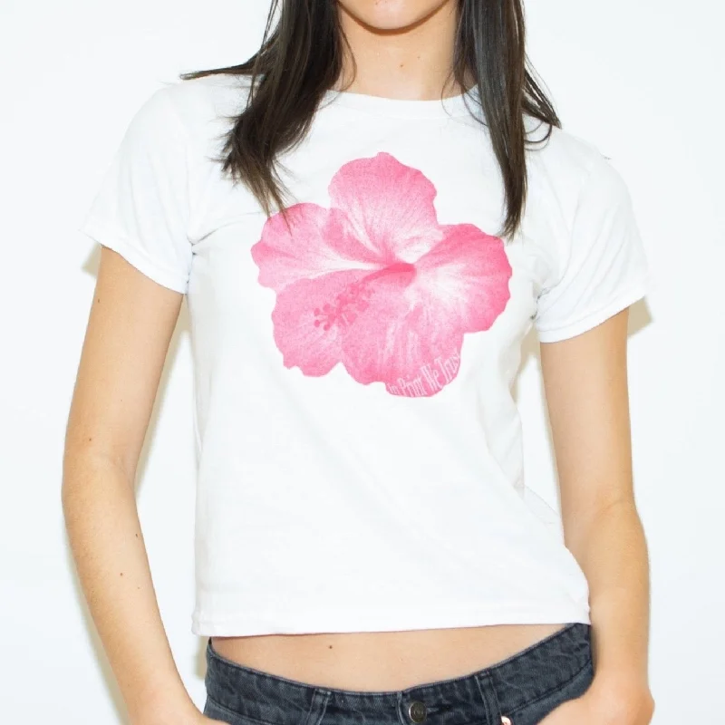 'Hibiscus' baby tee