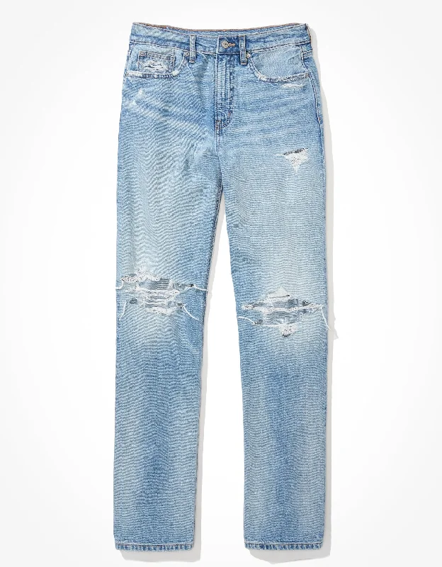 AE Ripped Low-Rise Baggy Straight Jean