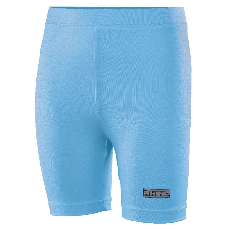 Rhino Junior Base Layer Shorts | LIGHT BLUE